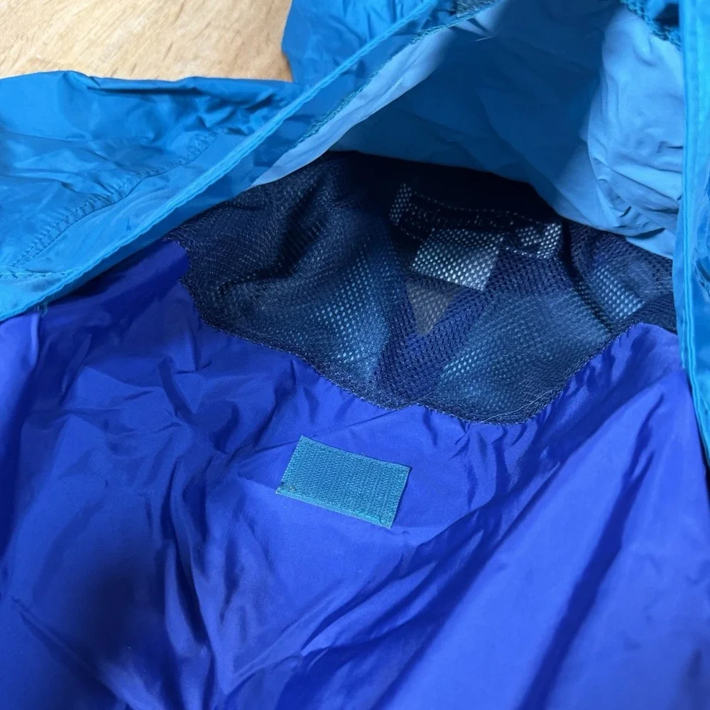 Columbia Vintage 90s Colorblock Windbreaker Womens Medium Jacket Packable Teal